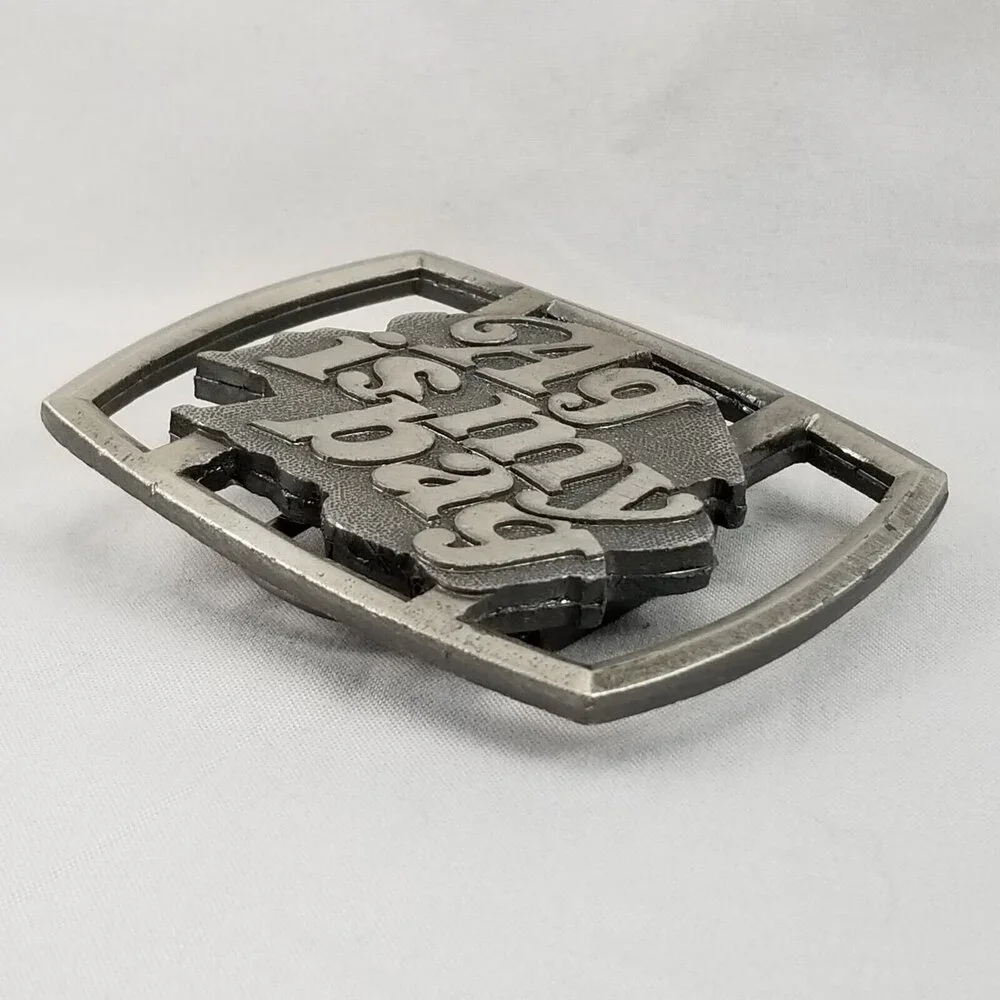 Vintage Belt Buckle 1977‎ Reiman Publications 